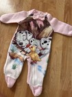 Vintage 101 Dalmations One Piece Footed Pajamas Size 3 6 Month