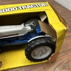 1965 Hubley Gabriel 1 12 Ford Commander 6000 Blue White Farm Tractor  Yellow Box
