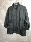 Peter Millar Jacket Men Large Black Full Zip Windbreaker Golf Coat