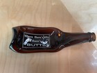 Vintage Beer Bottle Reshaped Into Glass Ashtray Where There   s Life There   s Butts