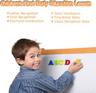 Magnetic Alphabet Letters And Numbers For Toddlers Magnets Abc 123 Fridge White 
