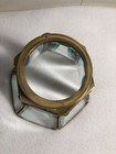 Beveled Glass Brass 6-panel Lamp light Shade Replacement 2  Fitter 5 75  Tall