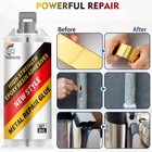 Metal Repair Glue  2 Pack Professional Grade Heavy Duty For Metal  Plastics A   