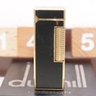 Dunhill  Lighter Gold black_ultrasonically Cleaned_working_b