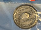 2011 Boeing 747-8 Intercontinental First Flight Card And Coin Medal New