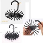 Neck Tie Rack 360   Adjustable Hanger Organizer Scarf Belt Hook Storage Holder