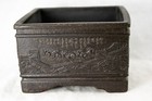 Vintage Square Gutonni Zisha Bonsai Pot   Succulent Planter   Mesh 5 x 5 x 3 25 