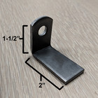 Weld On Steel Angle 90   Degree Tab L Brackets 2  X 1  X 1-1 2 1 8  Thickness