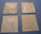 Nevis 1867 Scott 9-12 Mh used Cv  380 Kx6