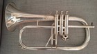 Pre-war Antoine Courtois No 3850 Silvered Bb Flugelhorn Year-1936