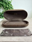 Tom Ford Brown Suede Velvet Sunglasses Reading Glasses Hard Case Shell   Cloth