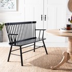 Safavieh Addison Spindleback Settee   Black  