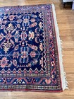 Vintage Hand-knotted 65  X 87  Oriental Geometric Rug