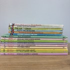 Vintage Walt Disney Lot Of 15 Hardcover Books 80s Mickey Snow White Pooh Donald
