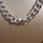 Italian Sterling Silver  Cuban Link  Necklace 24   10 Mm  88  Grams  New