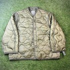Usgi M65 Field Coat Liner Mens Large Green Military Cold Weather Army Quilted