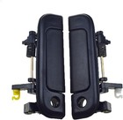 Front Left   Right Exterior Door Handles Black Pair For Toyota Hiace 1992-2004