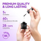 Gel Nail Glue Uv - 6 In 1 Gel Glue For Nail Tips Need Uv Light 2pcs Strong Adhe