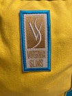 Vintage 1980s   1990s Virginia Slims Tote Bag Blue Yellow Canvas Promo Advertising