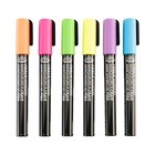 6 Piece 2 0 Mm Neon Chalk Marker Set