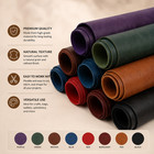 Crazy Horse Cowhide Leather Sheet Vegetable Tanned Diy Craft Material Hide