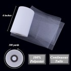 White Tulle Fabric Roll 6  X 100 Yards  Mesh Ribbon For Gift Wrap  Tutus  Crafts