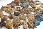 Vintage Brass   Copper Fancy Metal Findings Charms Pendants Lot 41