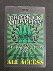 Dropkick Murphys All Access  2008 St  Paddy s Tour Band Member Laminate 
