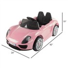 Pink 6v Kids Ride On Car For Kids Electronic Power Wheels Car W  Remote Control