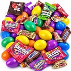 Chocolate Sweet Sour Gummy Combo Egg Hunt Pre Filled Candy Easter Eggs 50 Count
