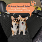 Dog Car Seat Cover For Back Seat  Waterproof Hammock For Car  Suv   Truck  Non-s