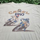 Vtg 90s Camel Pro Xl Shirt Racing Motorcross Motorcycle Cigarette Promo Pocket T