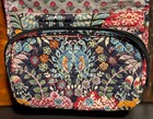 Vera Bradley Iconic Hanging Travel Organizer Floral   Birds Fox Forest Print Nwt