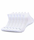 6 Pairs Ankle Quarter Crew Socks Low Cut Super Soft Cushioned Cotton All Sizes