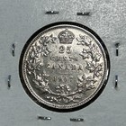 1907 Canada King Edward Vii Silver 25 Cents Quarter Xf Details - Cleaned