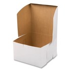 Sct 09455 One-piece Non-window Paper Bakery Boxes - White  100 carton  New