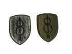 8th Infantry Division Subdued U s  Army Shoulder Patch Insignia ---one- 1 -patch