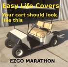   oem   Ez-go Marathon Golf Cart Custom Front Seat Covers Set Staple On Diy