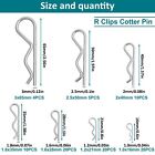 Cotter Pin Assortment Kit - 200 Pcs Hardware Pins Set304 Stainless Steel Kotter