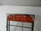 Early 1900 s Antique Perfection Blow Pens Store Counter Display- Reverse Painted