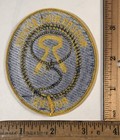 Vintage Will Rogers High School Ropers Logo Patch Tulsa Oklahoma Blue   Gold