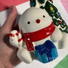 Vtg Sanrio Bank Stillsmall Tales Snowman Ceramic Xmas Rare   Hello Kitty Nos 90s