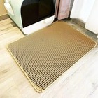 Extra Large Cat Litter Mat Heavy Duty Waterproof 2 Layer Non Slip Washable Pet F