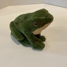 1950   s Steiff Velveteen Plush Green Frog Excellent Condition No Tag
