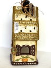 Autumn Candle House Ceramic Blue Sky 8    T Harvest Heather Goldminc