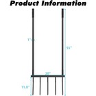 Heavy Duty 5-tine Broad Fork  U-shaped Garden Fork For Loosening Soil  20  Wide
