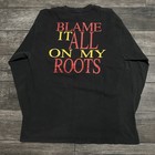 Vtg Garth Brooks Friends In Low Places Black Long Sleeve Country Music Shirt Xl