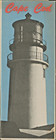 Map Of Cape Cod Massachusetts With Highlighted Features 1948 Brochure