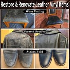 Leather Recoloring Balm Black Dye Vinyl Paint Car Interior Seat 