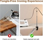 Universal Flexible Iron Cord Minder  Steam Iron Cord Holder For The Ironing Boar